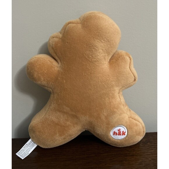 Huxley & Kent GingerBread Man Squeaky Plush Dog Toy Christmas 9” - Picture 7 of 7